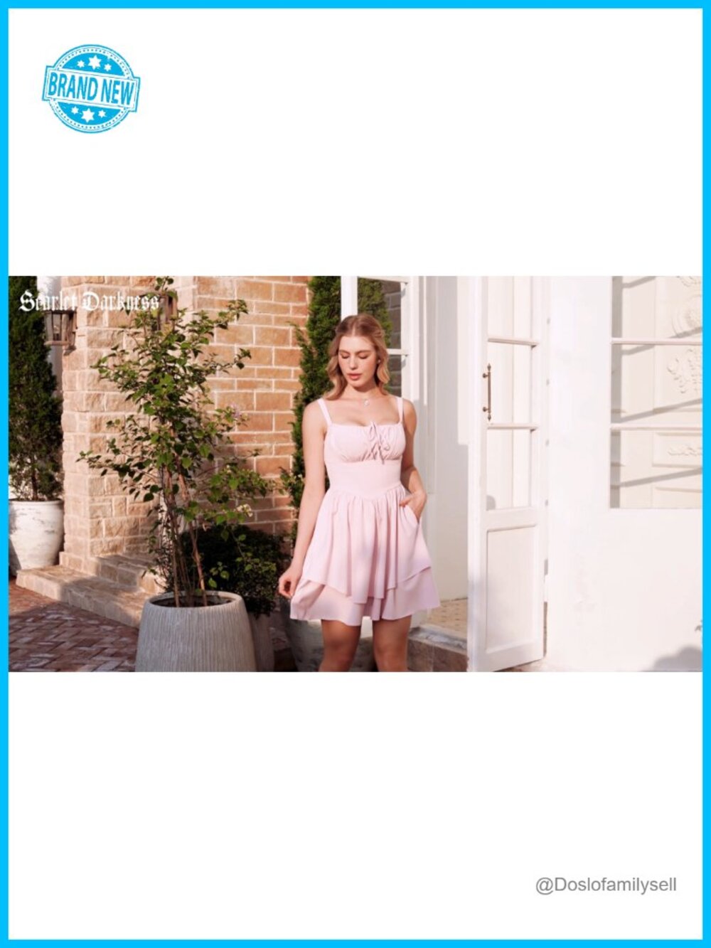 Women's Corset Mini Dress A-Line Square Neck Sleeveless Graduation Homecoming - Picture 6 of 6